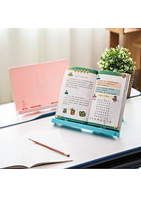 Giá đọc sách chống cận thị bằng nhựa Deli - màu trắng /hồng/xanh dương- 70530 / 70530A