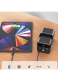 Pin sạc dự phòng Choetech B664 dung lượng siêu khủng 50000mAh công suất 65W (Hàng chính hãng)