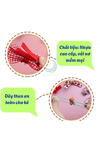 Túi Hộp Kéo 28 Chi Tiết Kẹp Tóc Dây Cột Tóc Làm Quà Tặng Dễ Thương Phụ Kiện Tóc Cho Nữ Và Bé Gái