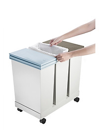 Thùng rác phân loại Hiro 3 ngăn