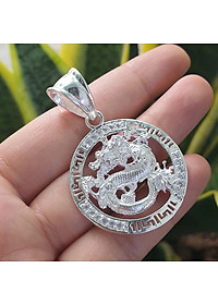 Mặt Dây Chuyền Nam Bạc Hiểu Minh MDN018 RỒNG