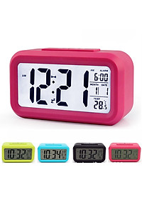 Đồng hồ báo thức điện tử để bàn màn hình đa chức năng thời gian, lịch, báo thức, nhiệt độ DH89
