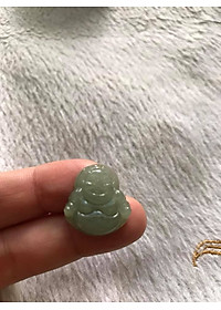 MẶT DÂY CHUYỀN DILAC CHO BÉ ĐÁ CẨM THẠCH TỰ NHIÊN XANH NHẠT 20mm đk 18mm sâu 5mm 