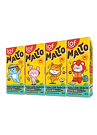 Lof Malto sữa lúa mạch hương SôCôLa bạc hà thùng 48 hộp x 180ml