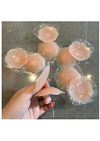 HỘP 10 Miếng Dán Ngực Silicon Hình Hoa Siêu Chắc Chắn Tiện Lợi Cho Phái Đẹp Hàng Chính Hãng Túi 10 Miếng