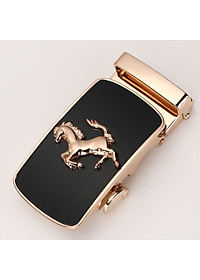 Thắt lưng nam, dây nịt nam da bò Saffiano 3 lớp Bụi Leather L106 - Khóa tự động, nhiều mặt khóa tùy chọn - Bảo hành 12 tháng