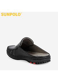 Dép Sục Sapo Nam Da Bò SUNPOLO SUT322 (Đen, Nâu)