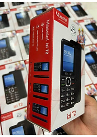 Điện thoại Masstel izi T2 4G(LTE), Màn hình 2.4 inch, Đèn pin siêu sáng, Loa to - Hàng chính hãng