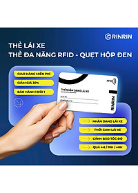 Thẻ lái xe đa năng RFID. Quẹt được tất cả hãng hộp đen. Shop có tích hợp sẵn cho tài xế, hoặc hướng dẫn tích hợp tại nhà