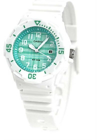 Đồng Hồ Nữ Dây Nhựa Casio LRW-200H-3CVDF - Trắng Xanh