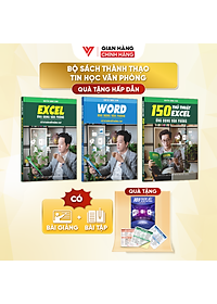 Combo 3 Sách Word Và Excel Và 150 Thủ Thuật Ứng Dụng Văn Phòng Từ Cơ Bản Đến Nâng Cao - N1