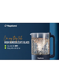Máy làm sữa hạt đa năng Nagakawa NAG0825 (0,6L - 500W) - Hàng chính hãng