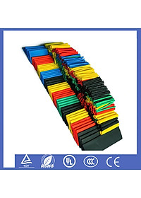 Bộ Ống Gen Co Nhiệt Thu Hẹp Nhiều Màu Đủ Size Kích Thước Giúp Cách Điện Bảo Vệ Dây Cáp (Chất Liệu PE Polyolefin) Giúp Sửa Chữa Dây Điện Nhanh Chóng - Hàng Nhập Khẩu