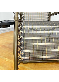 Ghế xếp thư giãn SUMIKA 179A NEW - Màu vàng đồng, khóa kim loại, khung thép, tải trọng 200kg
