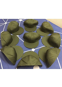 Mũ Lưỡi Trai Lính Mỹ US ARMY U553, Nón Kết Vành Phẳng, Màu Lính, Kiểu Dáng Mũ 6 Múi Phong Cách Soái Ca-HÀNG CHÍNH HÃNG