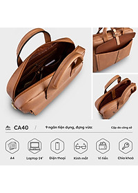 Cặp Công Sở Lata ( Thời trang nam basic - Cặp da CA40 )