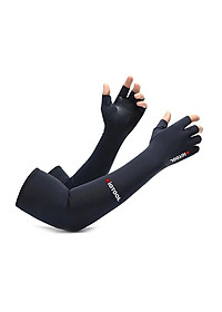 Găng ống tay chống nắng Kiotool Nam Nữ vải lụa băng, tất vớ dài đeo tay co dãn tối đa tiện dụng