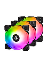 Bộ quạt tản nhiệt ID-Cooling DF-12025-ARGB-TRIO RGB Fan led ARBG 5V-HÀNG CHÍNH HÃNG