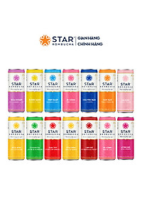 [BAO BÌ XUÂN 2024] Combo 4 thùng 12 lon mix vị Thức uống lên men Star Kombucha Family Pack (250 ml/lon)