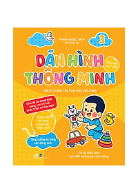 Bộ Dán hình thông minh cho bé 1-5 tuổi (Trọn bộ 04 cuốn) - Bản Quyền