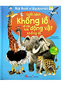 Sách Tương Tác - Big book - Cuốn sách khổng lồ về các loài động vật khổng lồ