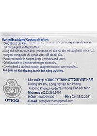 [Thùng 48 Gói] Mì không gói gia vị Ottogi
