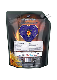 Combo 2 Nước Xả Vải Comfort Thơm Mát Gấp 10 Lần/Hương Nước Hoa 100 Giờ Lưu Hương - Hương Tinh Tế Túi 3.7L