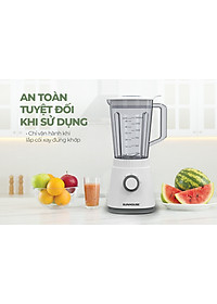 Máy xay sinh tố đa năng SHD5316, Công suất 600W, Bộ 3 cối xay (xay hoa quả - thịt cá - hạt khô), 3 chế độ xay phù hợp nhiều loại thực phẩm-Hàng chính hãng