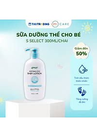 Sữa dưỡng thể tinh dầu thơm thiên nhiên cho bé s select 300ml/chai