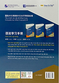 Tiêu Chuẩn Các Cấp Độ Tiếng Trung Trong Giáo Dục Tiếng Trung Quốc Tế - Giáo Trình Ngữ Pháp - Cao cấp