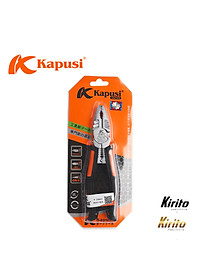 Kìm điện đa năng 8.5inch 215mm KAPUSI Japan, thép CR-V độ cứng cao lưỡi kìm sắc bén k8080