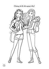 Barbie Xinh Đẹp 3 (Sách Tô Màu Có Hình Dán)