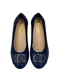 Giày nữ búp bê đế xuồng HÀ NAM da bò thật cao cấp 4cm GBBN2032