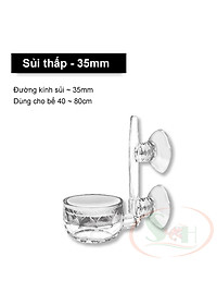 Đầu sủi oxy acrylic siêu mịn bọt khí oxy nhuyễn hòa tan bể cá tép thủy sinh