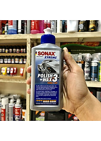 Xoá Xước-Đánh Bóng-Bảo Vệ Sơn Xe 3 Trong 1 Dạng Lai SONAX Xtreme Wax 3 in 1 Hybit NPT 202100 (250ml)