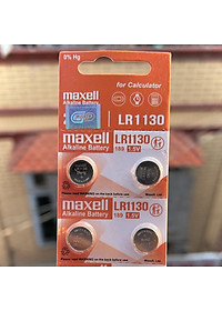 10 Viên Pin Maxell AG10 LR1130 LR54 Cúc Áo 1,5V Nhật Bản
