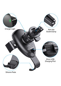 Đế sạc nhanh không dây cho xe hơi CHOETECH T536S - Hàng Chính Hãng 