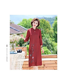 ️Có Big Size️ Đầm Trung Niên Sang Trọng Cho Mẹ Dự Tiệc , Váy Trung Niên Làm Quà Tặng Mẹ Ý Nghĩa
