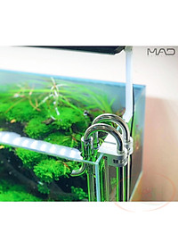 In out inox MAD phi 10, 12, 16, 19 mm CNC ống lọc thùng bể cá tép thủy sinh