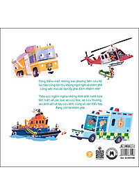 Sách Busy Machines - Rescue: Những Cỗ Máy Năng Nổ - Xe Cứu Hộ (Song Ngữ Anh - Việt)