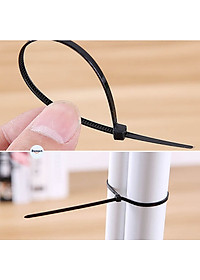 Túi 100 Dây Thít Nhựa Dây Rút Lạt Nhựa Buộc Treo Đánh Dấu Cố Định Vật Dụng 3x150 4x250 Tiện Lợi