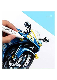 Bút dạ màu / Bút lông màu / Bút Marker 2 đầu BaoKe MP 2924 12/18/24 Màu