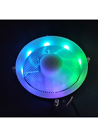 Quạt tản nhiệt CPU Led rainbow 11X for Intell lõi đồng nguyên chất cho máy tính hàng nhập khẩu