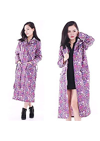 Áo Mưa Măng Tô Vải Dù Siêu Nhẹ Xinh Xắn Thảo Kiên - Màu ngẫu nhiên