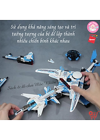 Đồ Chơi Lắp Ráp Xếp Hình Qman 41106 - Biệt Đội Tiên Phong - Máy Bay Chiến Đấu Thiên Hà