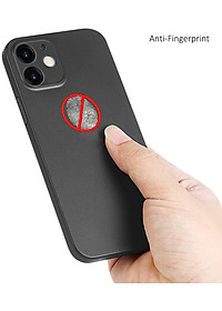 Ốp lưng nhám cho iPhone 12 (6.1 inch) siêu mỏng 0.3mm hiệu Memumi ( có gờ bảo vệ camera, mỏng 0.3mm, chống trầy, chống bụi) - Hàng nhập khẩu