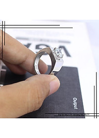 Nhẫn Inox Nam Đẳng Cấp Thép Không Gỉ Bảng Trơn