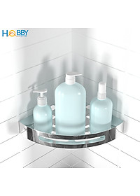 Kệ góc nhà tắm inox 304 loại dày 1.8mm mẫu khoan Hobby Home Decor KG2