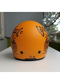 Nón bảo hiểm 3/4 (Openface) M139 Tem V7 Vàng