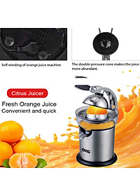 Máy vắt cam cao cấp DSP Công suất 130W,  Dung tích 1000ml, trọng lượng 3kg, Chất liệu Inox 304 - Hàng nhập khẩu